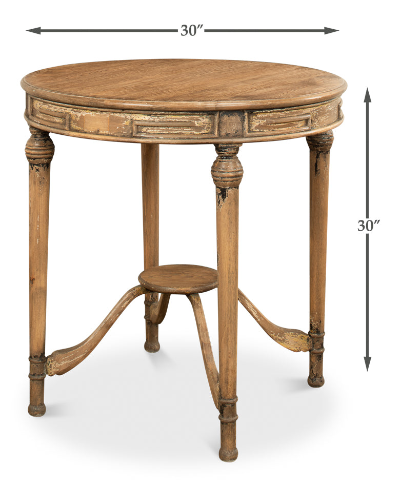 French Tea Table by Sarreid Ltd - view 6