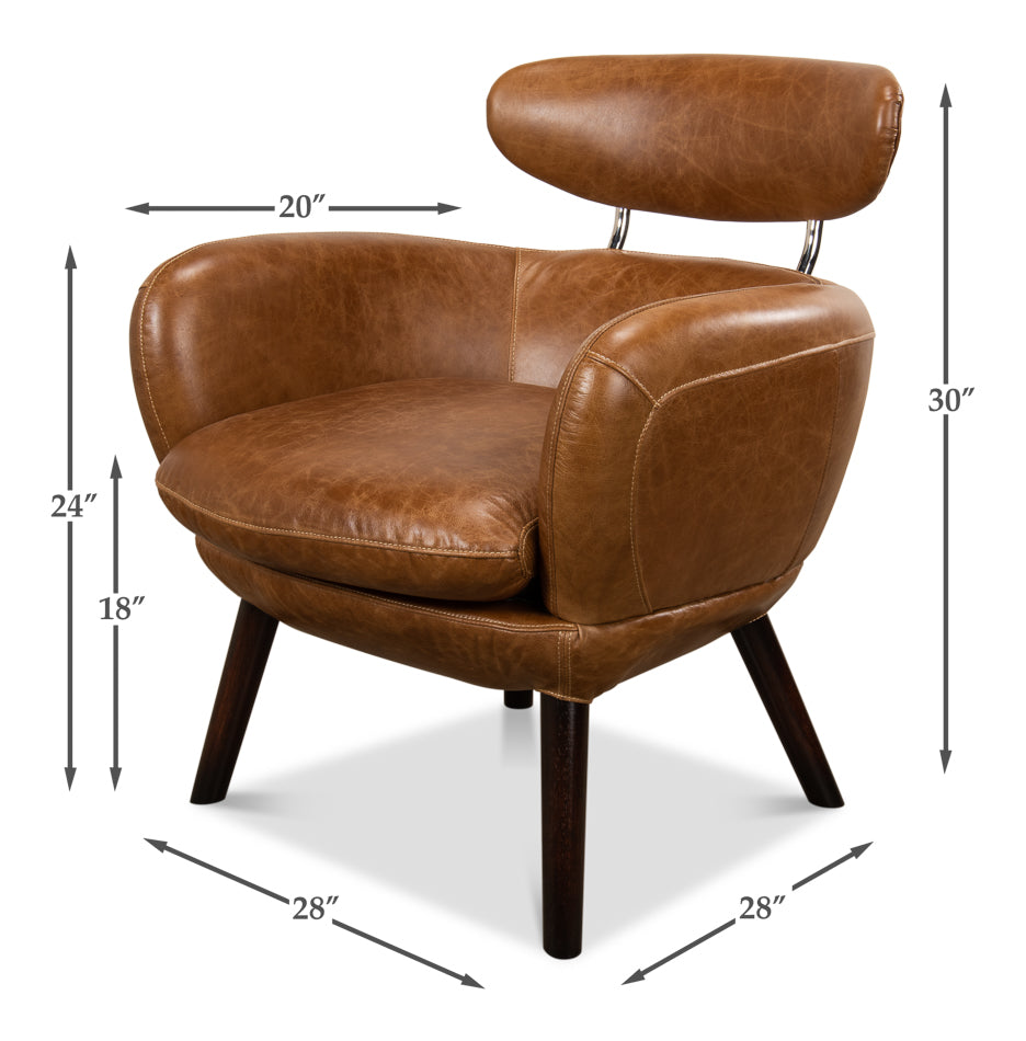 Sinclair Arm Chair by Sarreid Ltd - view 6