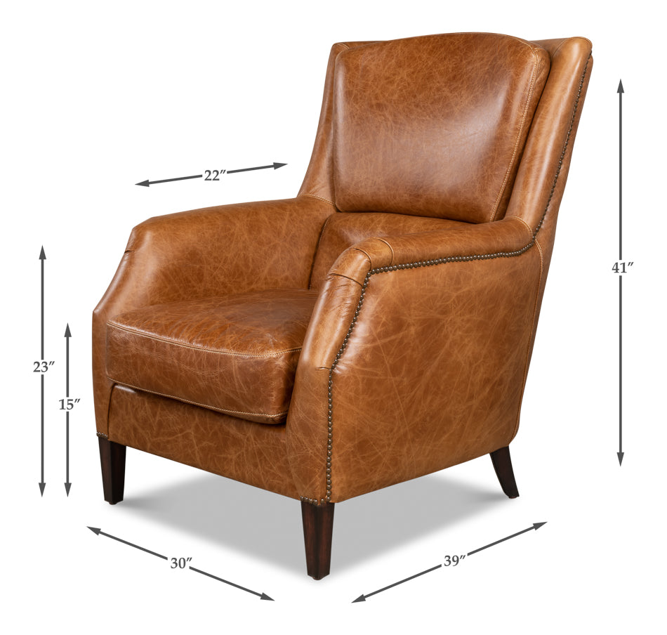 Baker Arm Chair by Sarreid Ltd - view 5