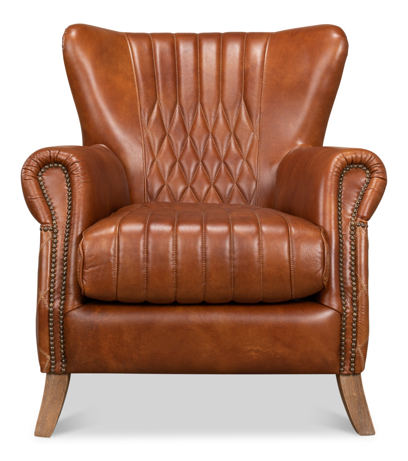 Bugatti Arm Chair by Sarreid Ltd - view 2