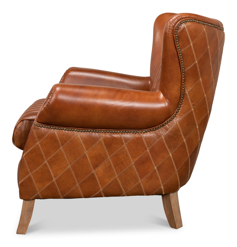 Bugatti Arm Chair by Sarreid Ltd - view 3