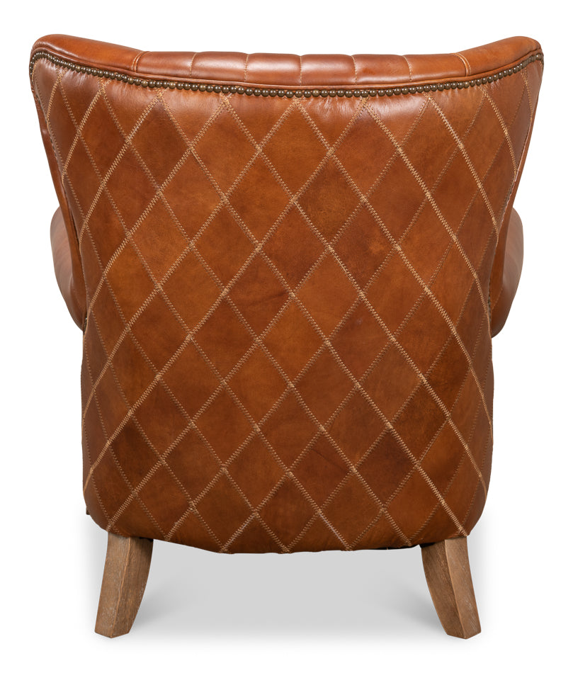 Bugatti Arm Chair by Sarreid Ltd - view 4