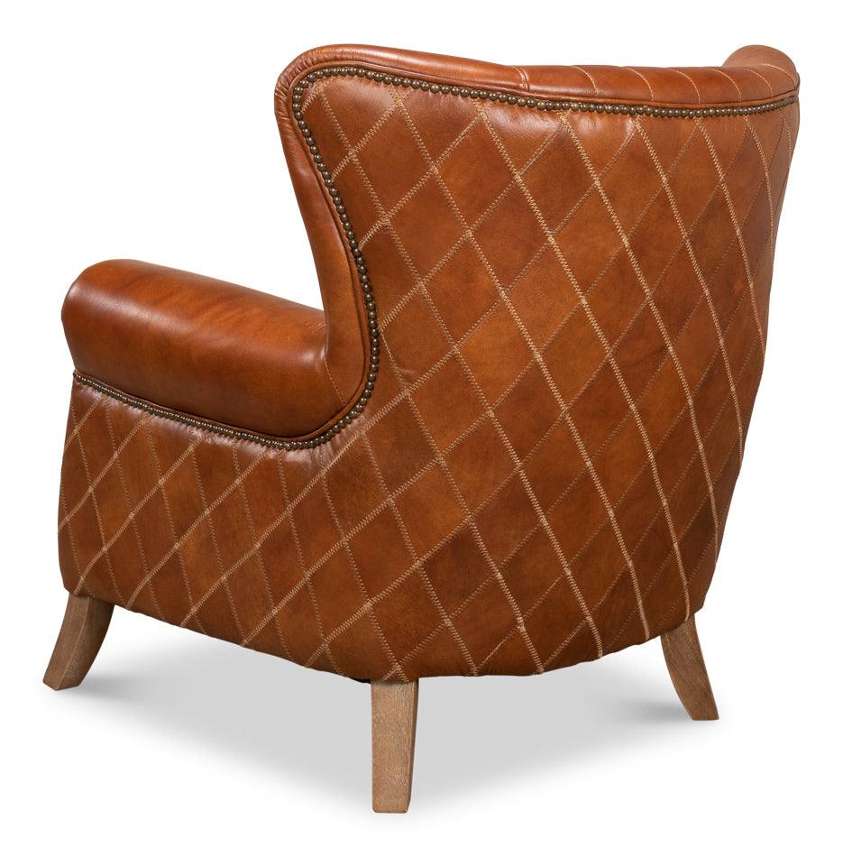 Bugatti Arm Chair by Sarreid Ltd - view 5