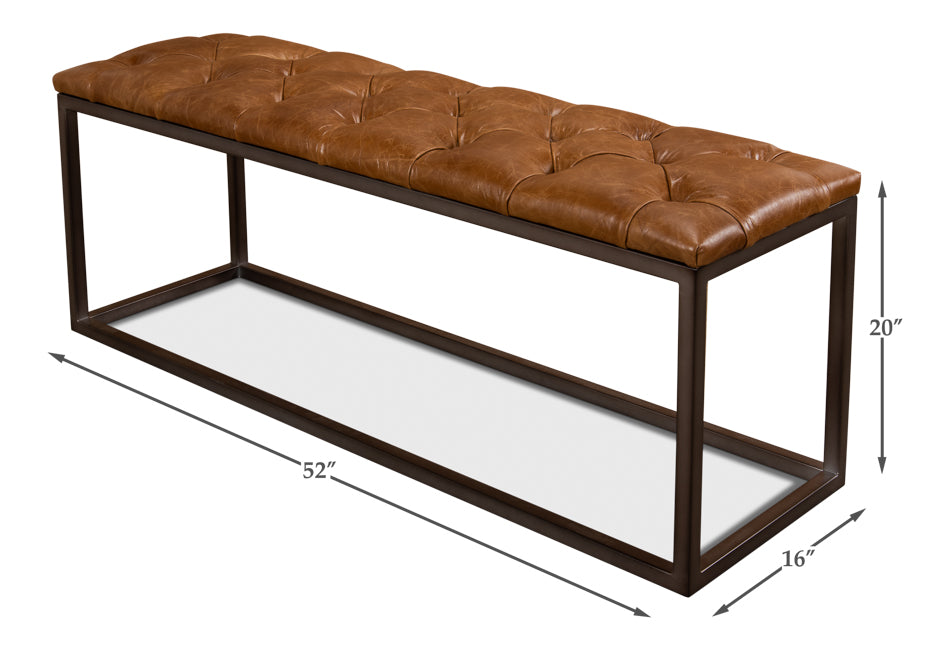 Cologne Long Stool by Sarreid Ltd - view 6