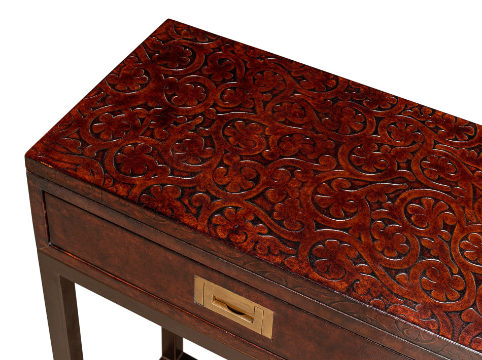 Campaign Embossed Console by Sarreid Ltd - view 5