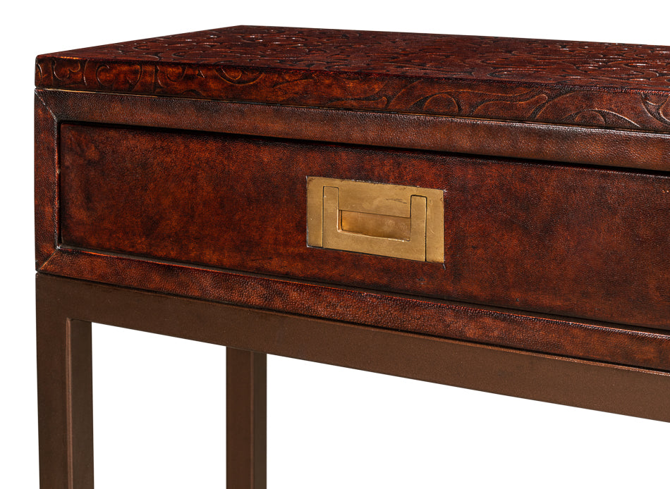 Campaign Embossed Console by Sarreid Ltd - view 7