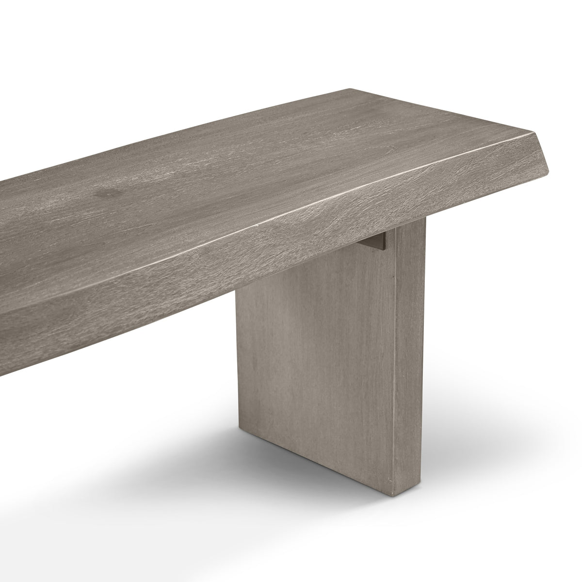 Brooks Bench 78" - Sandblasted Grey Frame by Urbia - detail 6