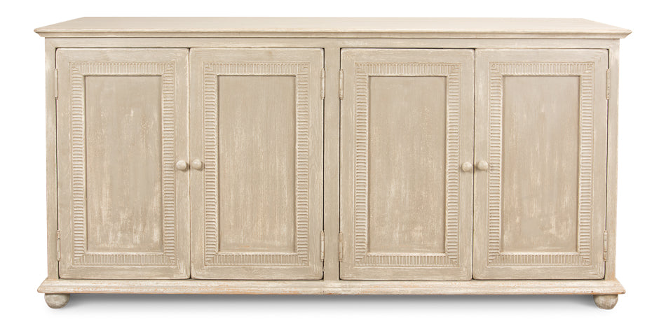 Pie Crust Door Sideboard by Sarreid Ltd - view 2