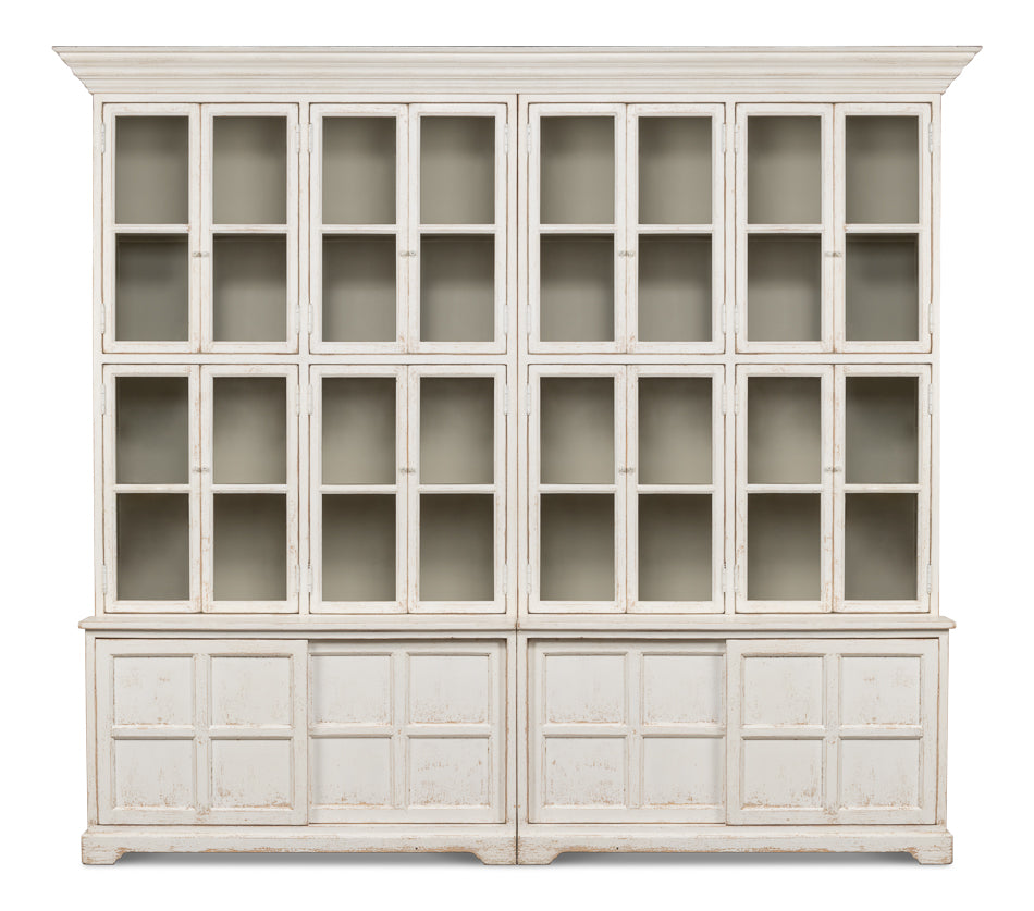Glass Front Bookcase by Sarreid Ltd - view 2