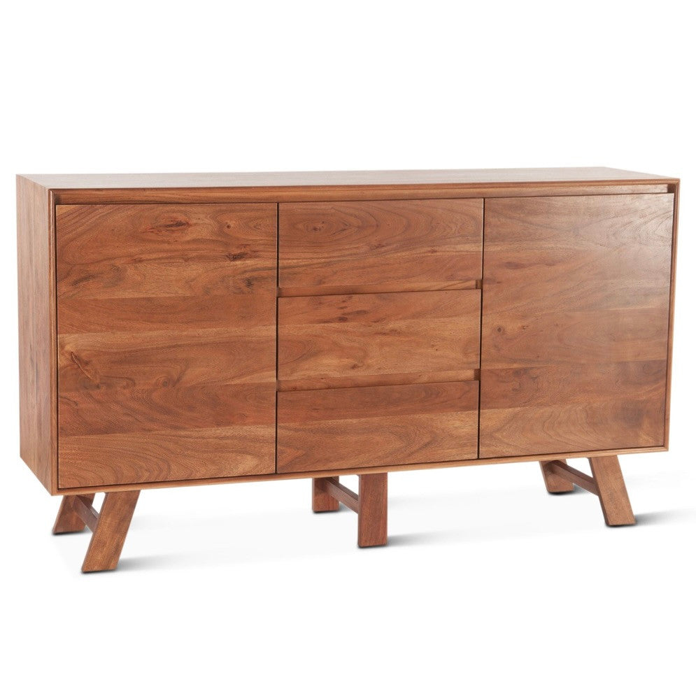 Savannah 68" Solid Wood Sideboard Cinnamon Brown