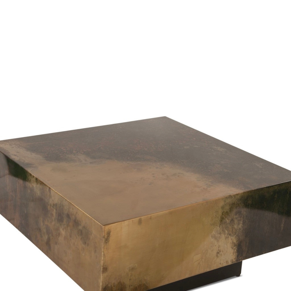 Manchester 35" Coffee Table in Oxidized Copper