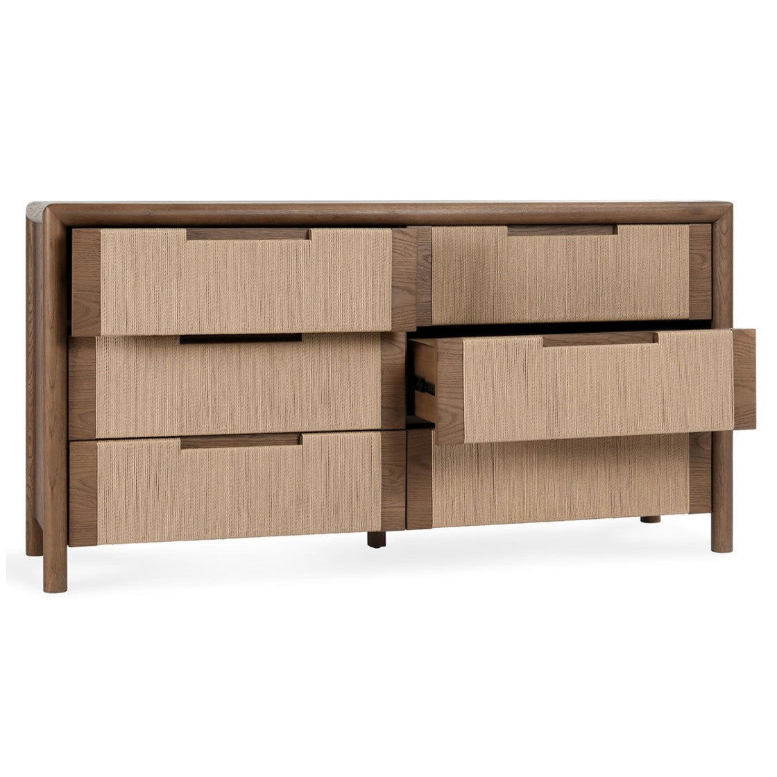 Corda Oak 6-Drawer Dresser 70"