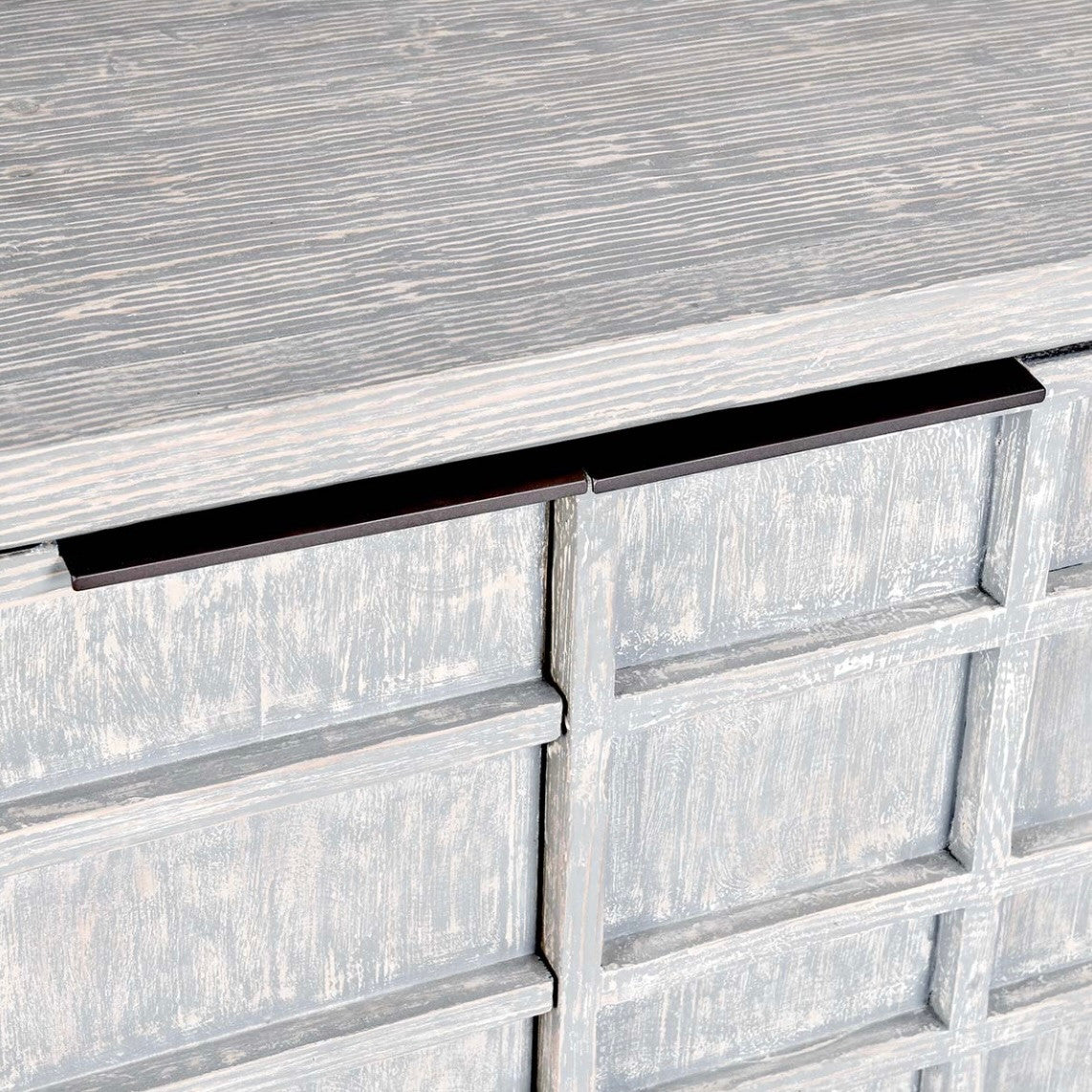 Chandler 4-Door Reclaimed Wood Sideboard in Antique Blue