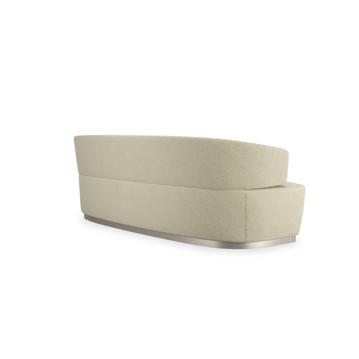Olympia Sofa-Oatmeal Sparkling Argent 93.50" by Caracole - view 4