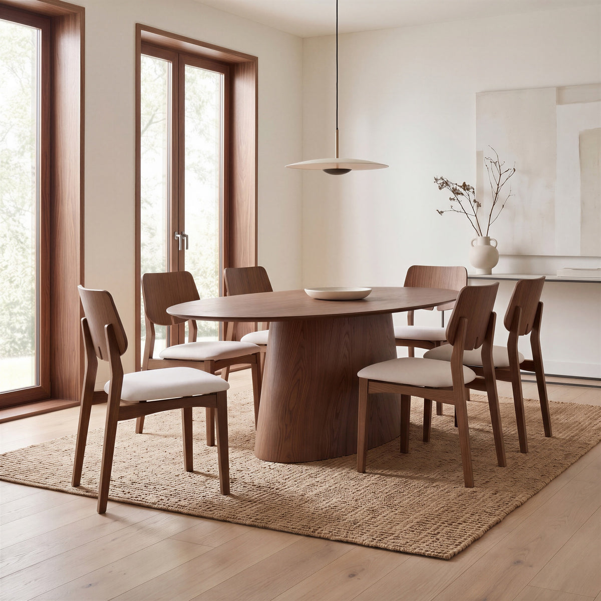 Beth Dining Chair Nogal, Medley Ivory by Urbia - detail 7