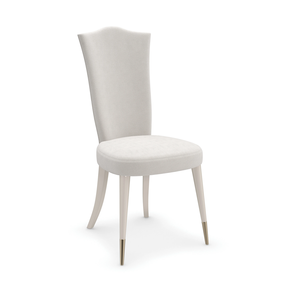 Cherub Side Chair Matte Pearl 19.50" by Caracole - view 3