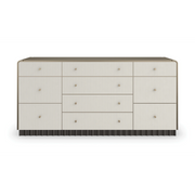 Circadian Brushed Whisper of Gold Paint Dresser 72" by Caracole