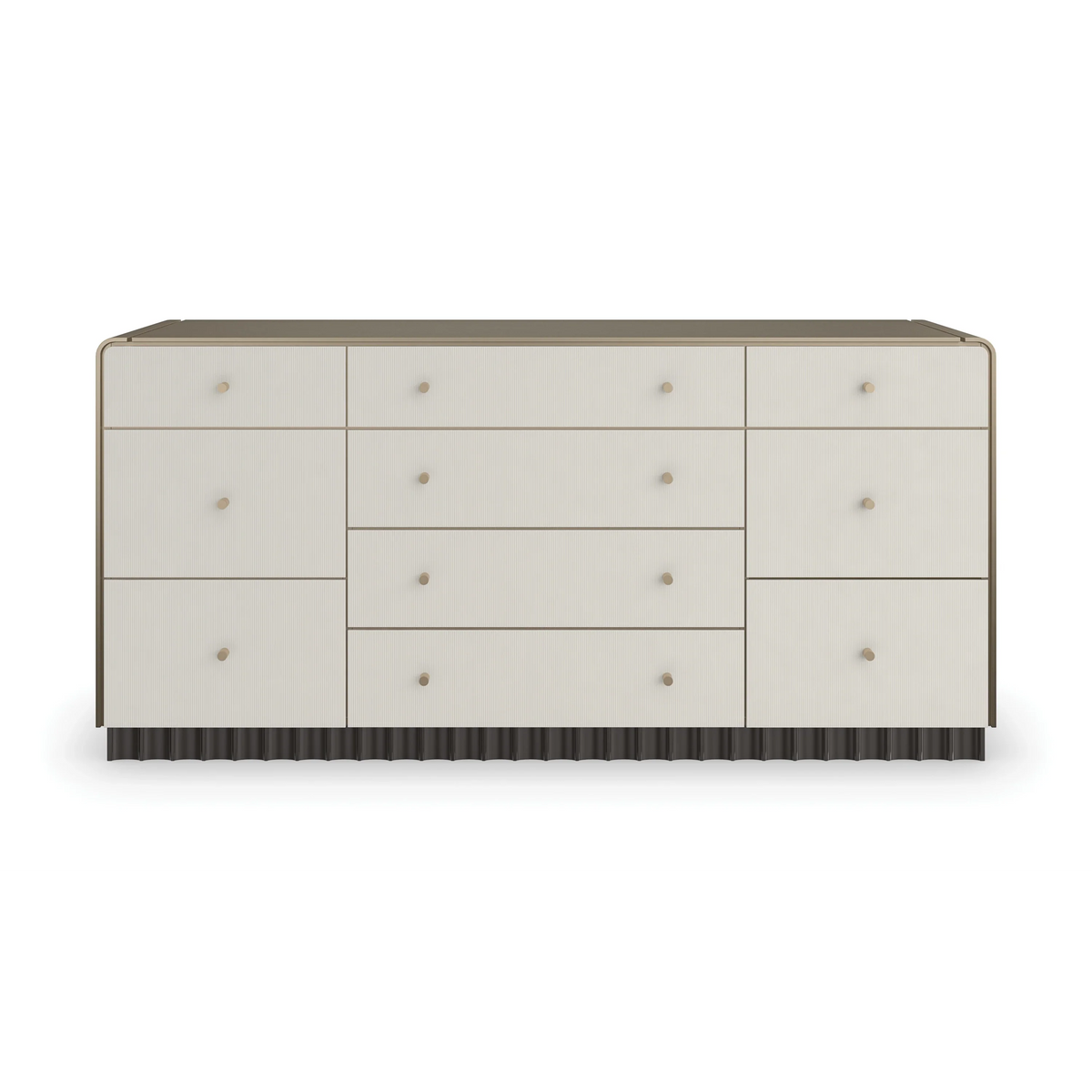Circadian Brushed Whisper of Gold Paint Dresser 72" by Caracole