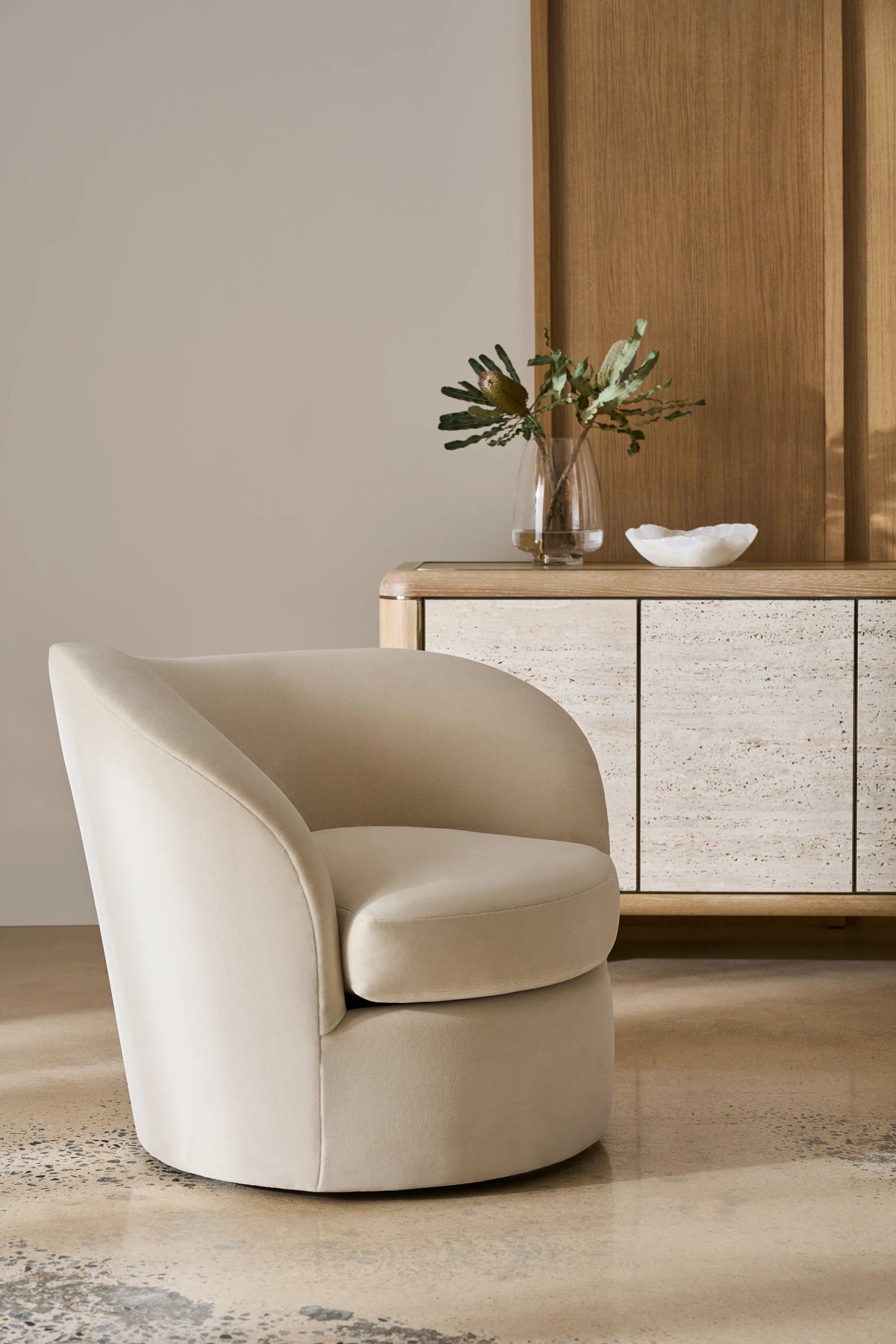 Quasi Swivel Chair 36" by Caracole - view 9