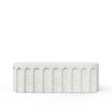 Mixx Atlas Bench - Ivory Terrazzo