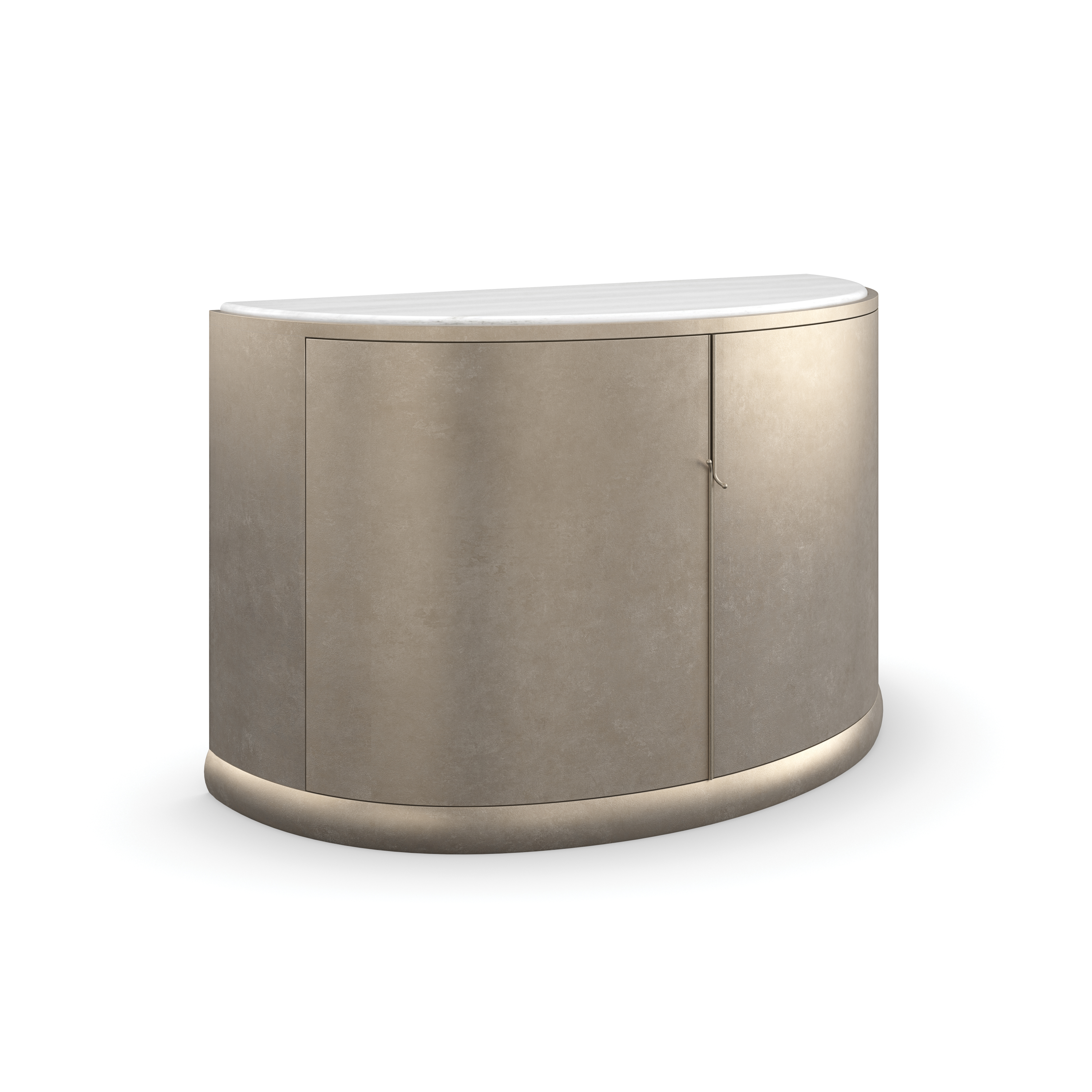Meridian Golden Blonde Leaf Sideboard 54" by Caracole - view 5