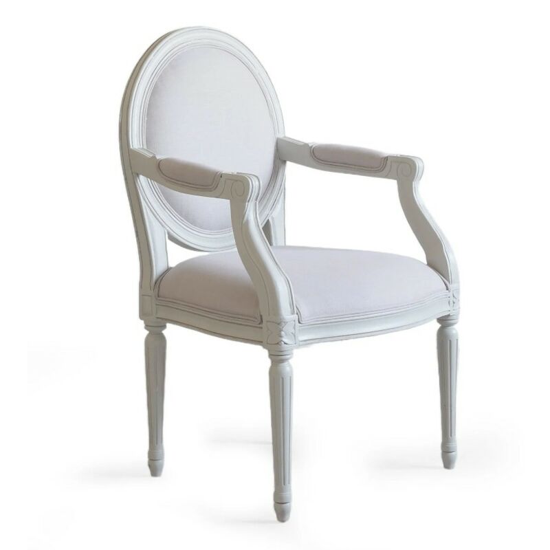 Gustavian Revival Armchair by Furniture Classics at ZIN Home