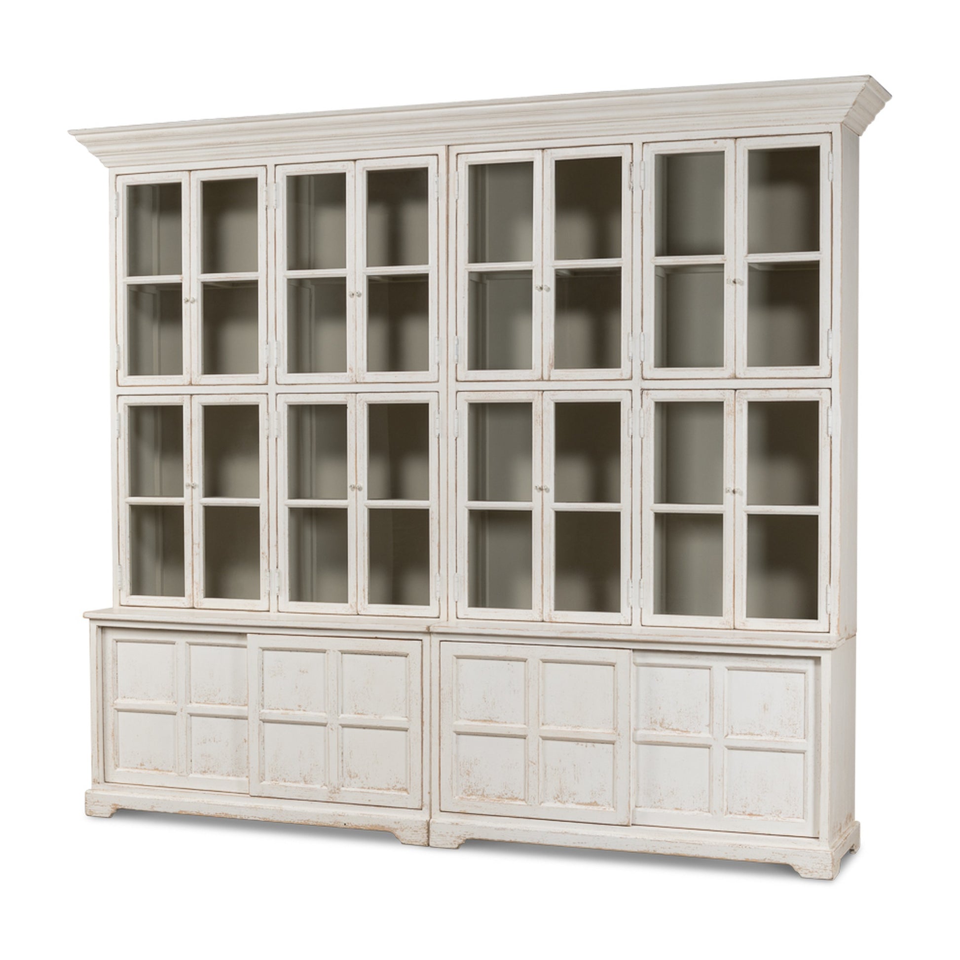 Glass Front Bookcase by Sarreid Ltd