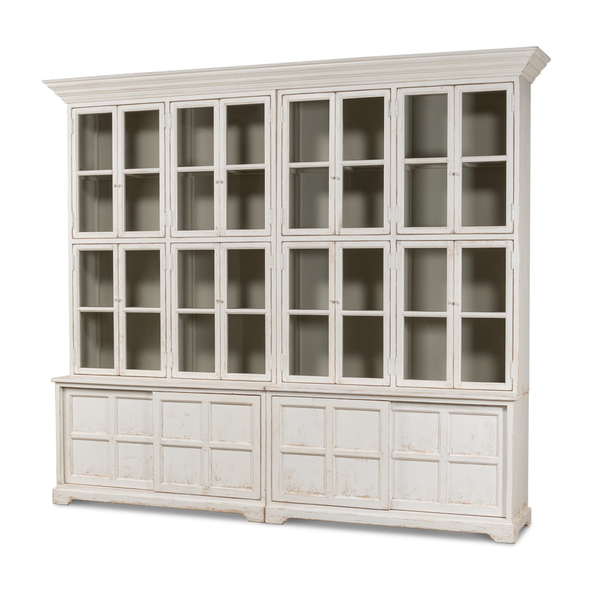 Glass Front Bookcase by Sarreid Ltd