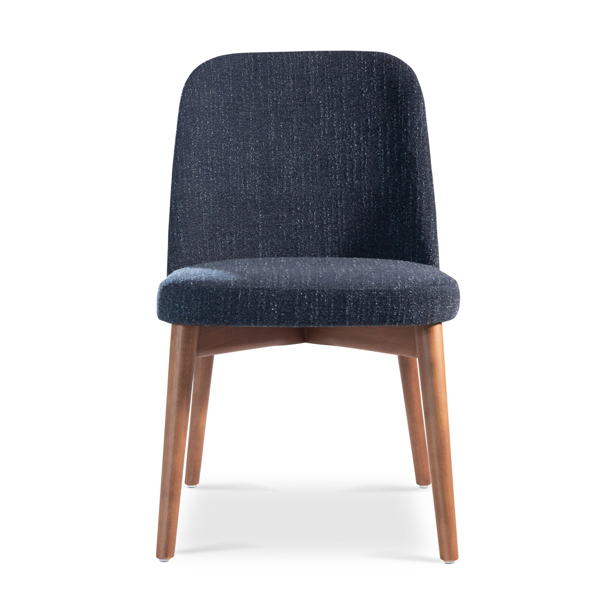 Tonia Dining Chair Nogal, Blue Mix by Urbia - product view