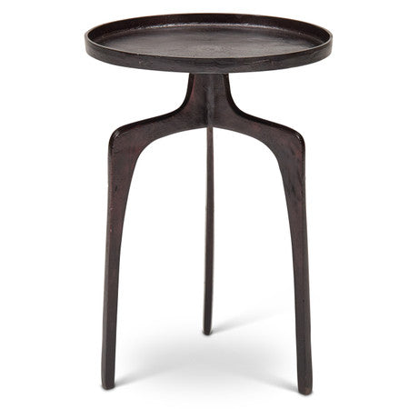 Elements Vinya End Table - Raw Bronze