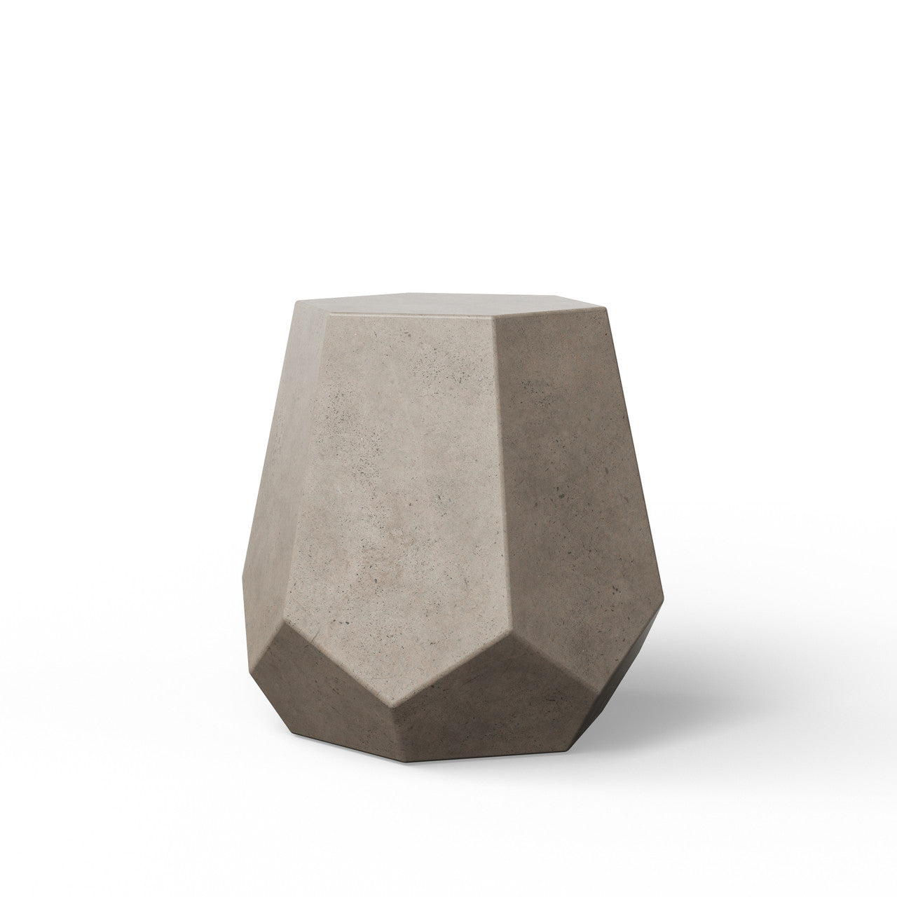 Mixx - Faceted Stool - Dark Grey