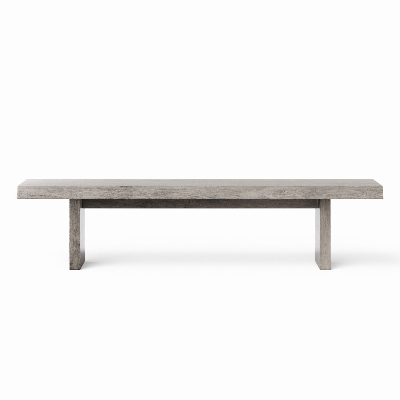 Brooks - Bench - 102" - Sandblasted Grey Frame