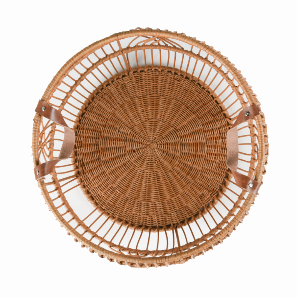 Rattan Iron Basket