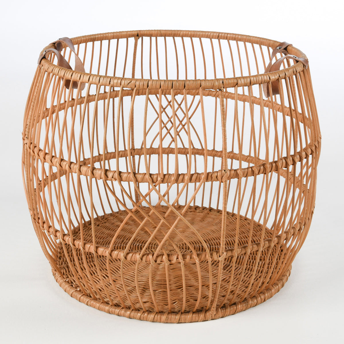 Rattan Iron Basket