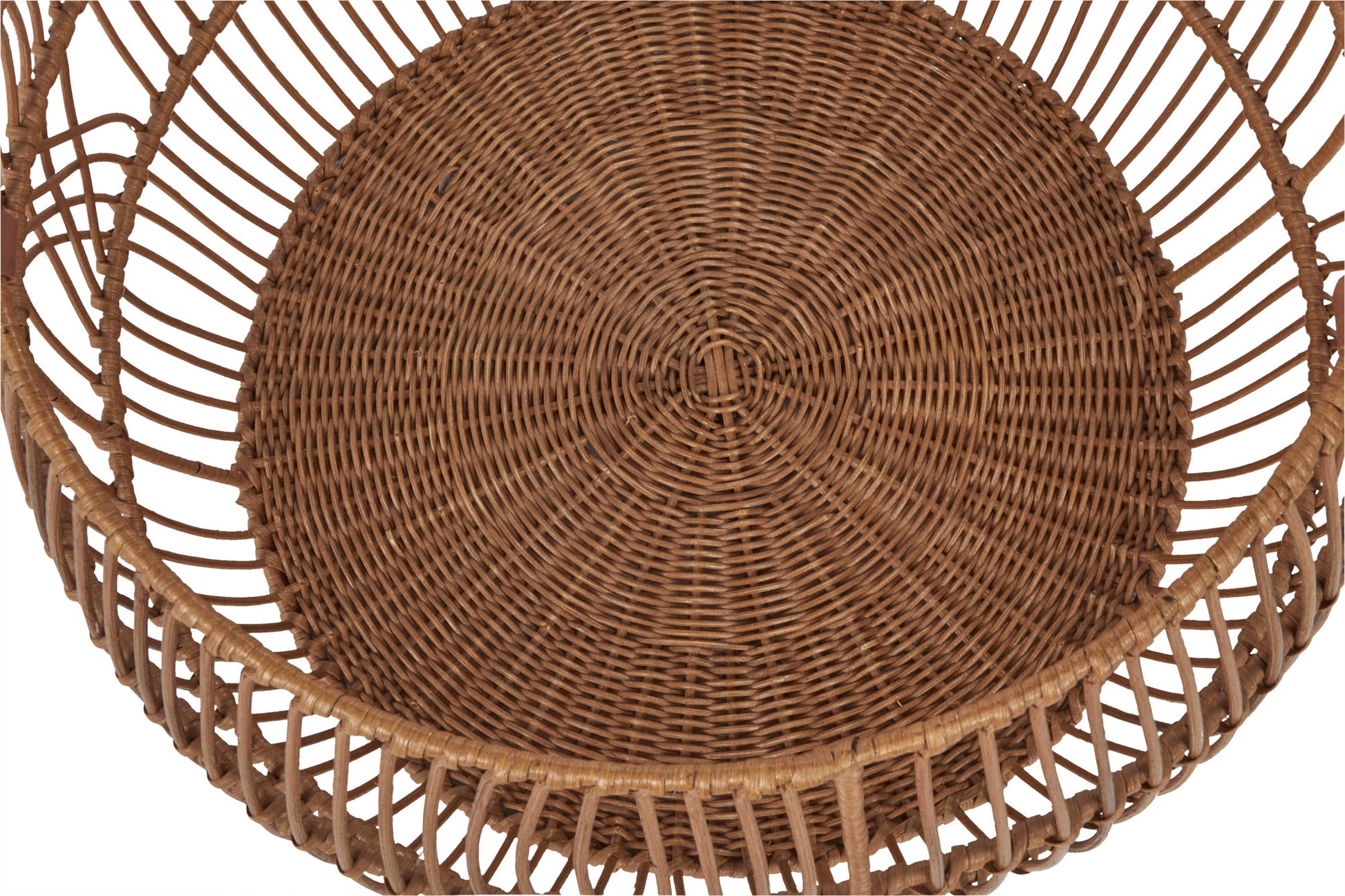 Rattan Iron Basket - Natural - Medium