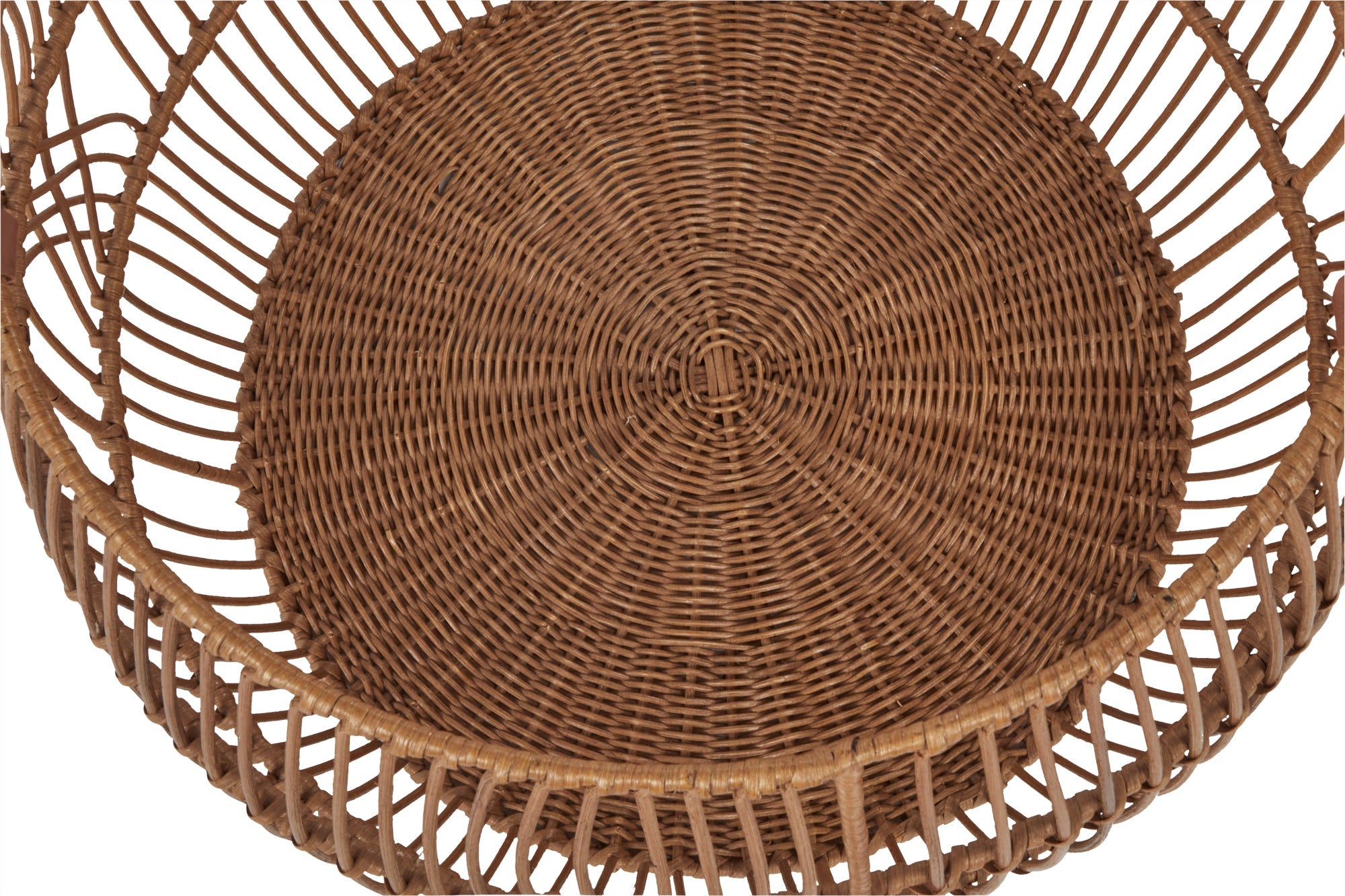 Rattan Iron Basket - Natural - Medium