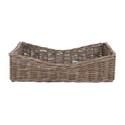 Kubu Rattan Short Basket - Gray