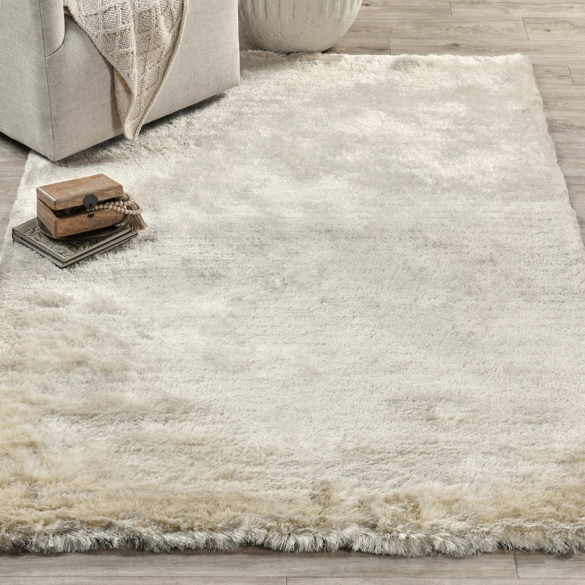 Carter Shag Rug - Ivory - 2'x3'