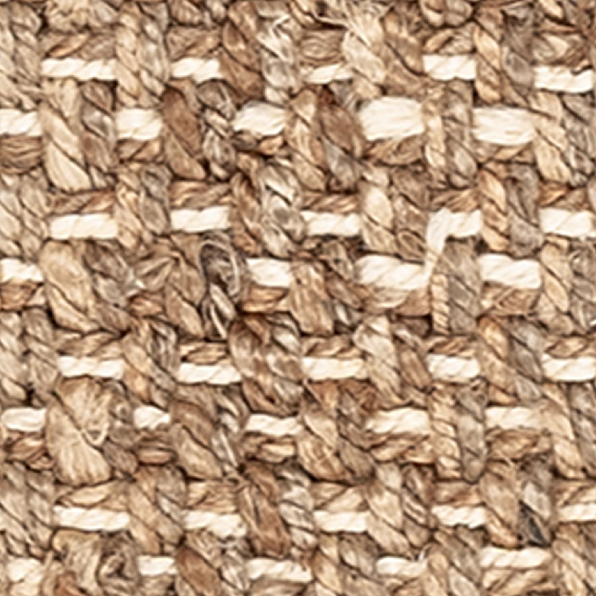 Panama Stripe Rug - Natural/Ivory - 2'x3'