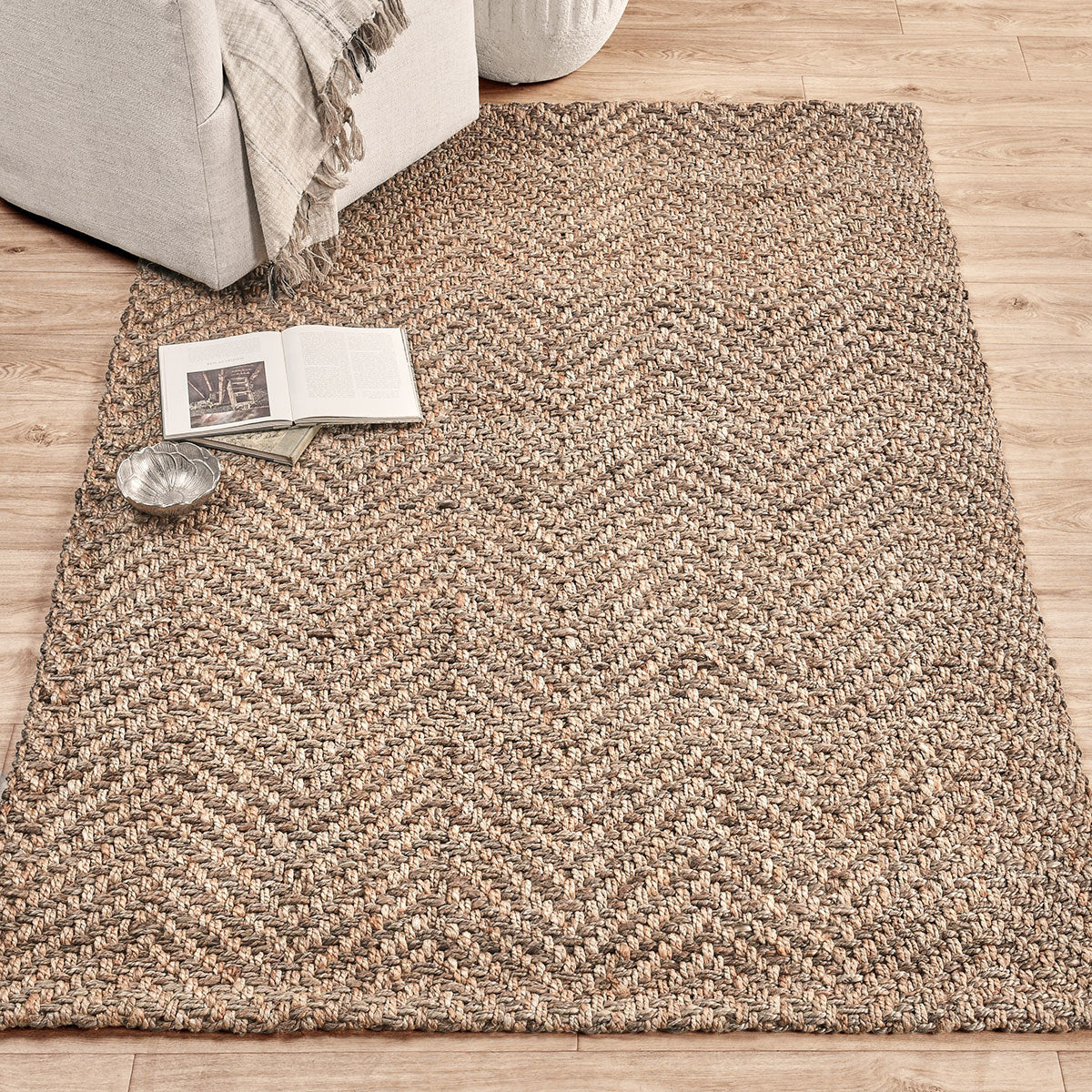 Herringbone Rug - Natural - 8'x10'