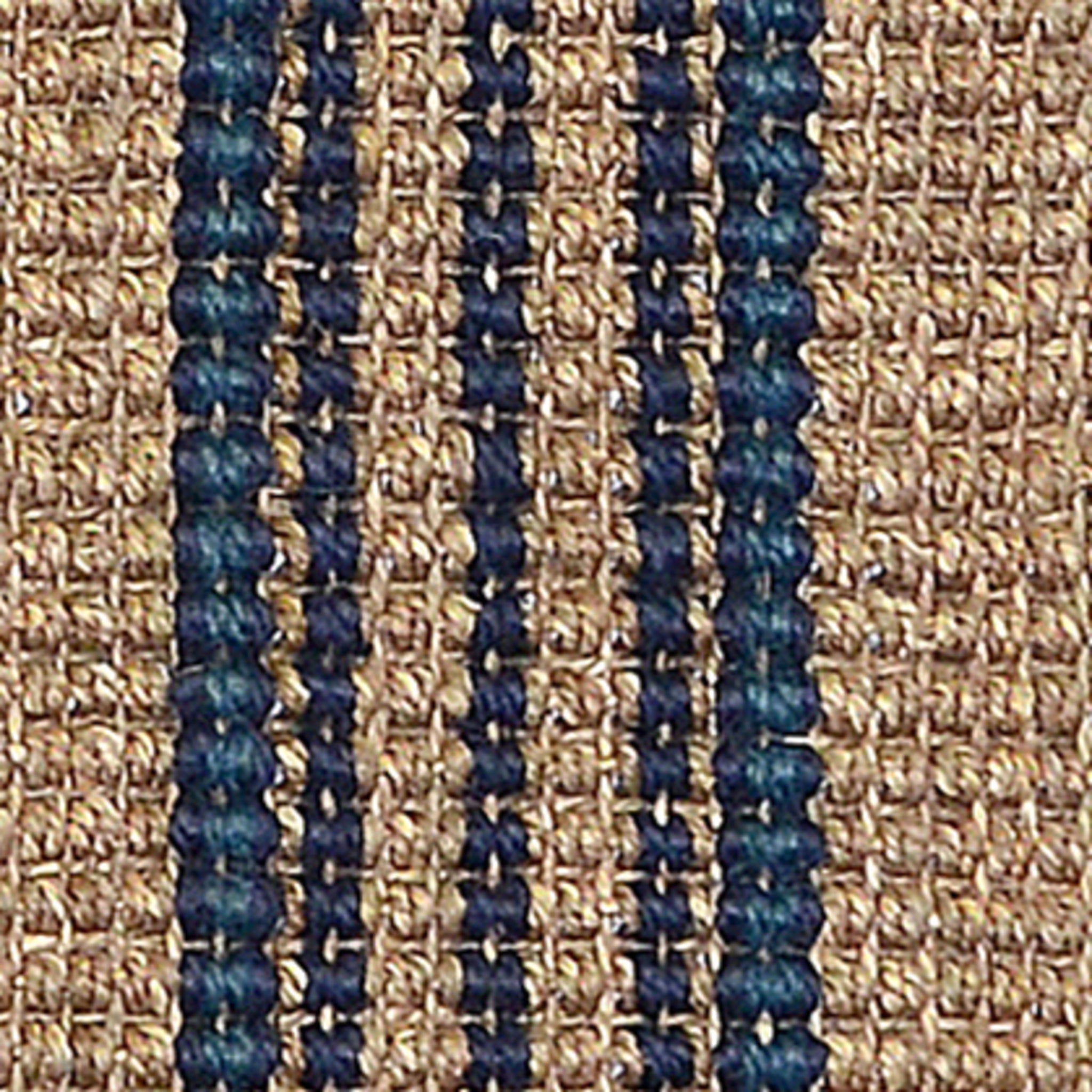 Seagrass Cabana Stripe Rug - Navy - 5x8
