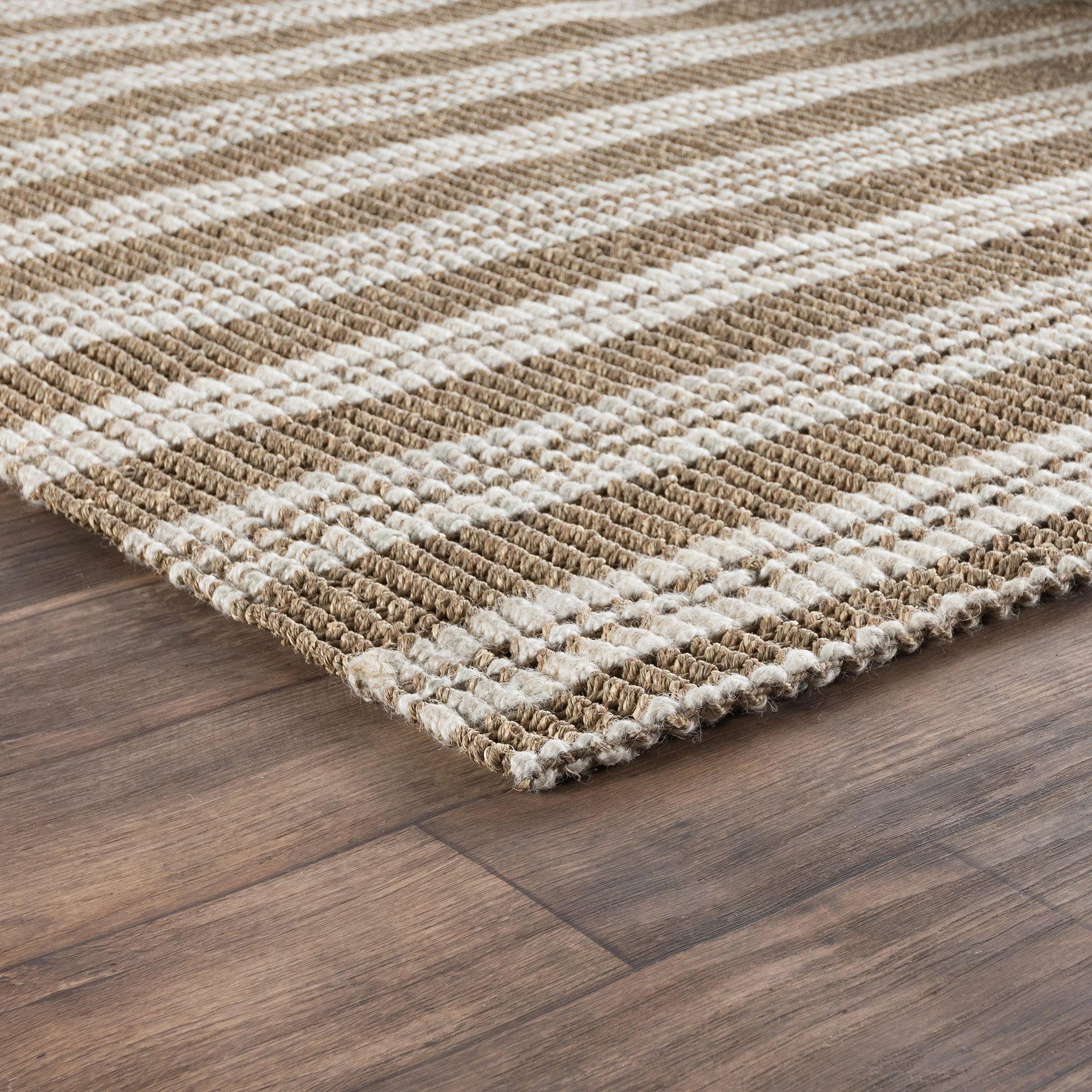 Seagrass Cabana Stripe Rug - Ivory - 1x1