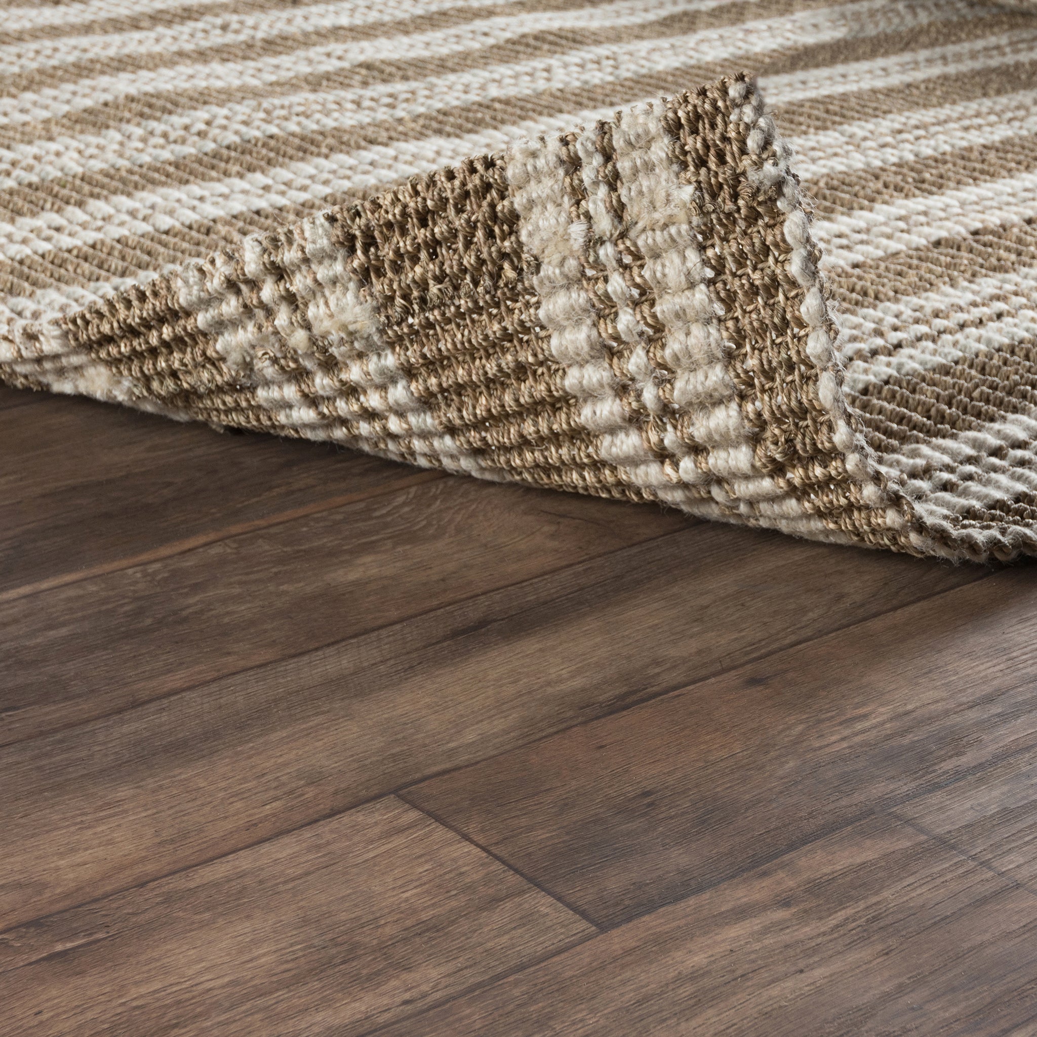 Seagrass Cabana Stripe Rug - Ivory - 1x1