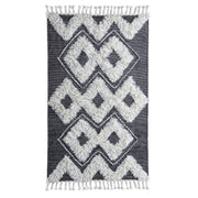 Ivory Moroccan Kilim Shag Area Rugs