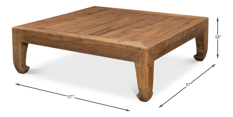 Classic Chinese Coffee Table by Sarreid Ltd - view 7