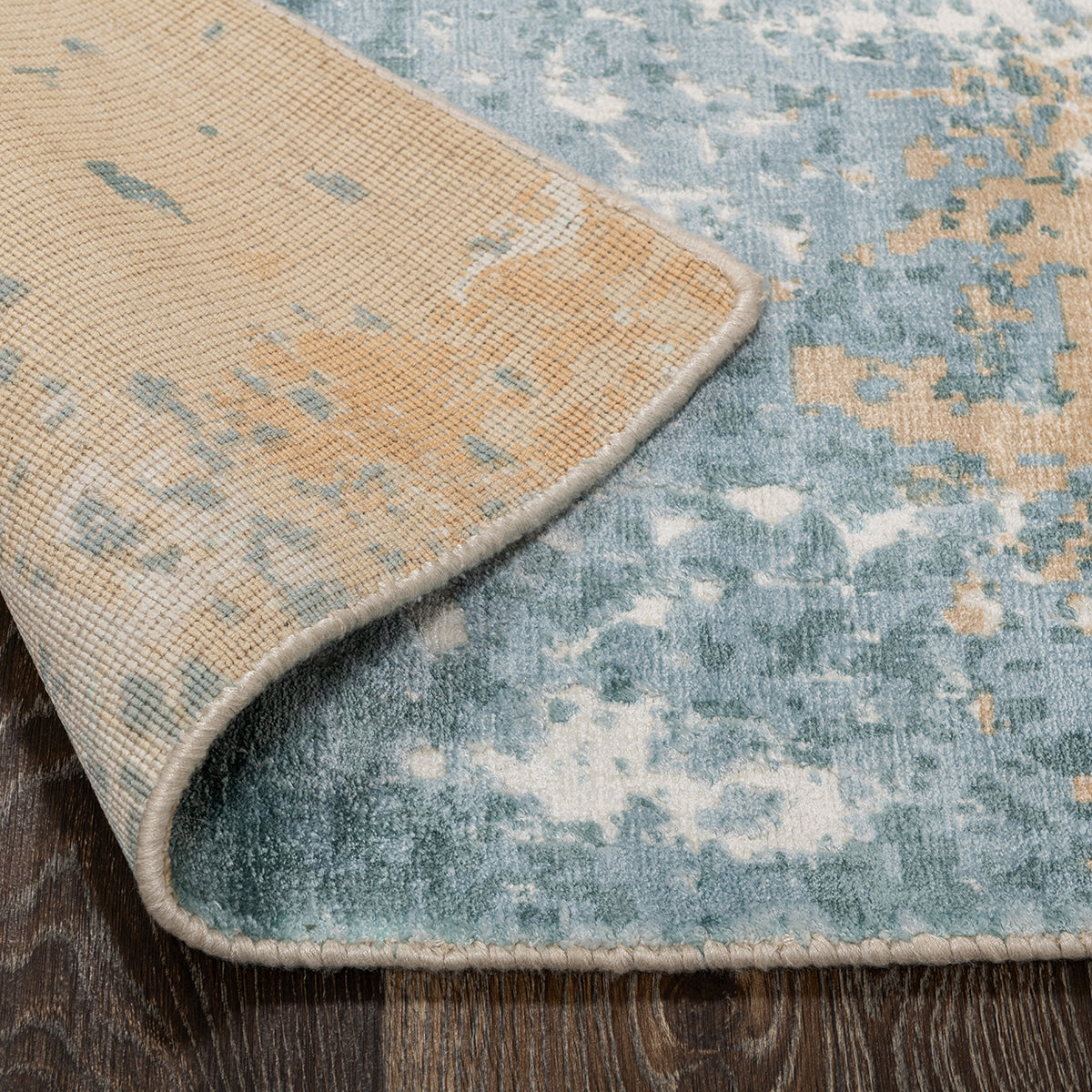 Vienna Distressed Rug - Mineral Blue Multi - 2'x3'
