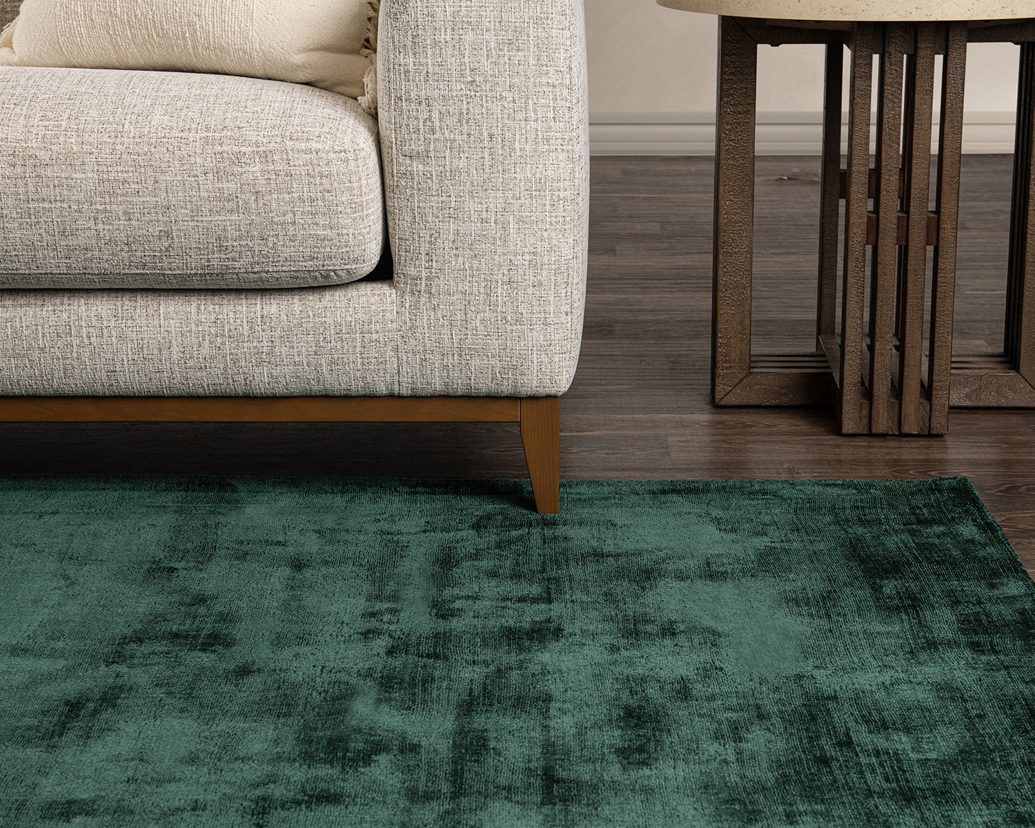 Berlin Distressed Rug - Emerald - 2'x3'