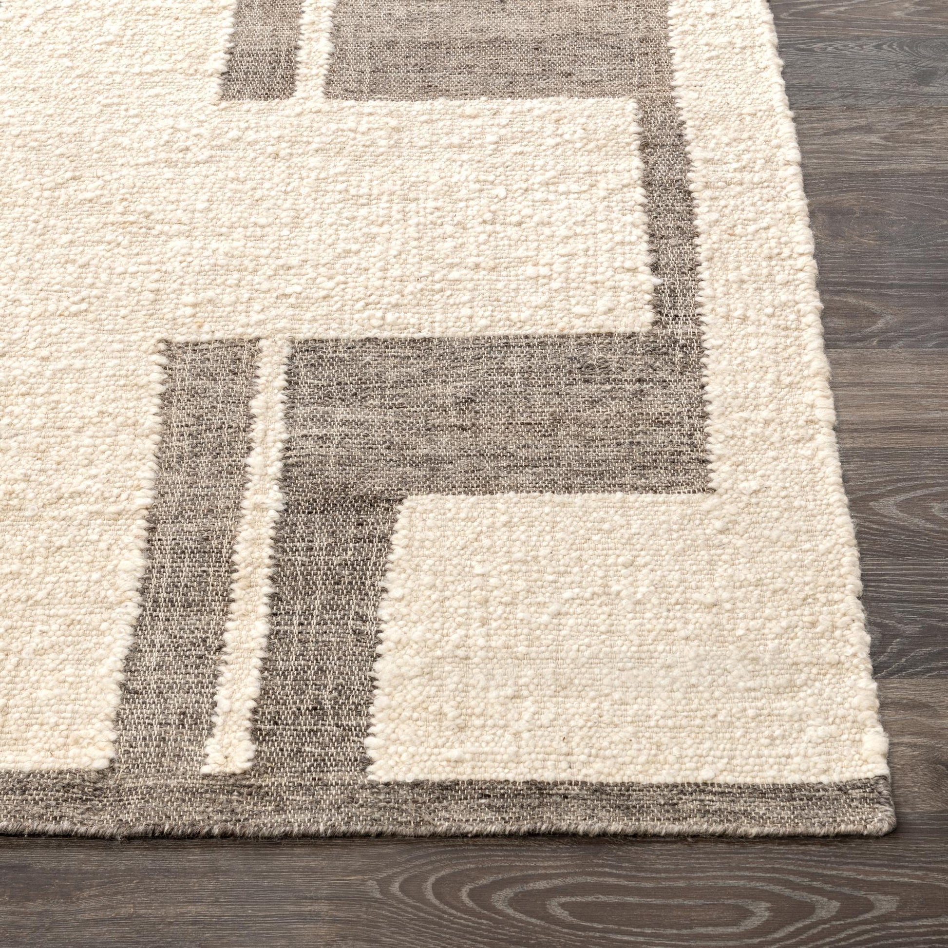 Kavala Rug - Charcoal/Ivory - 2x3