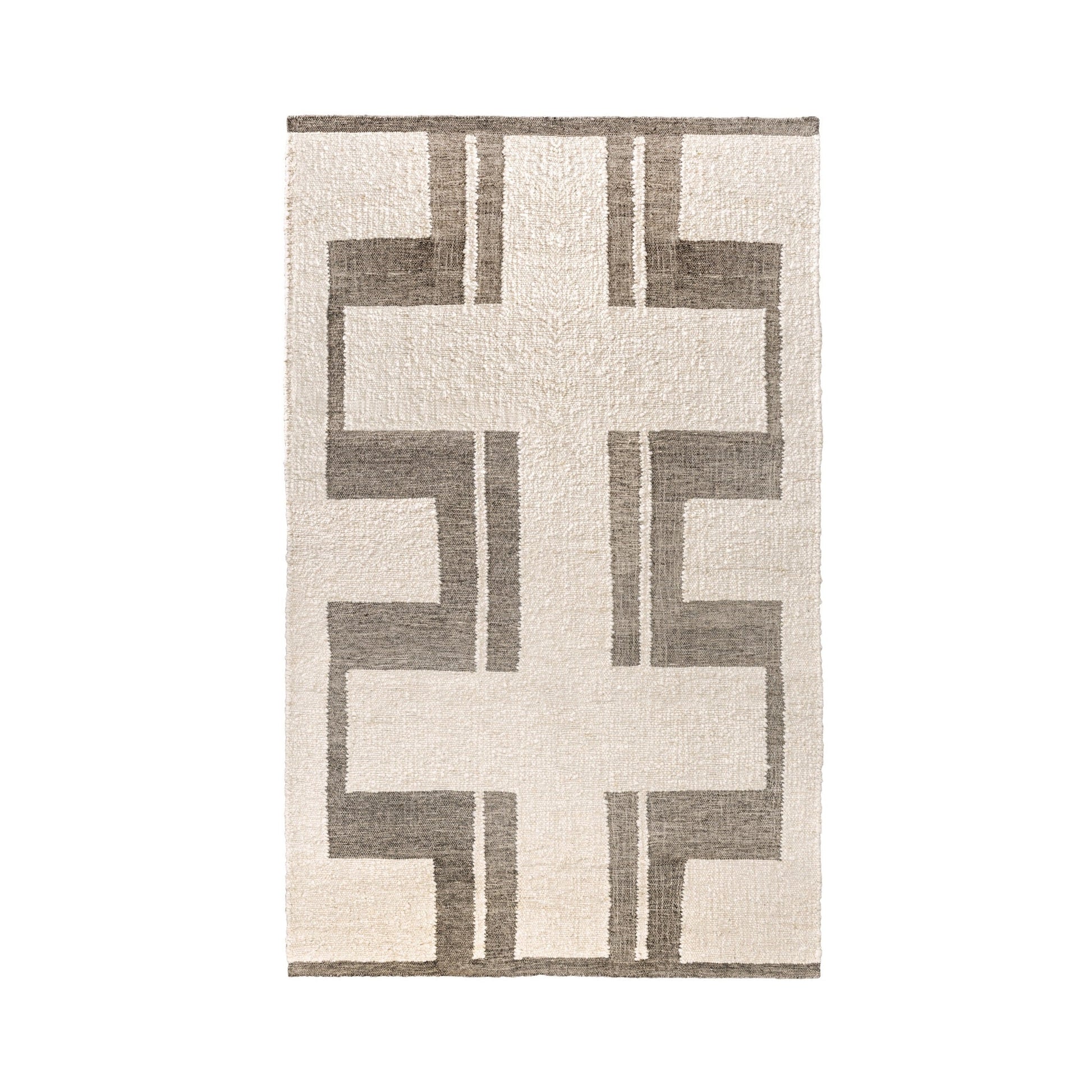 Kavala Rug - Charcoal/Ivory - 2x3