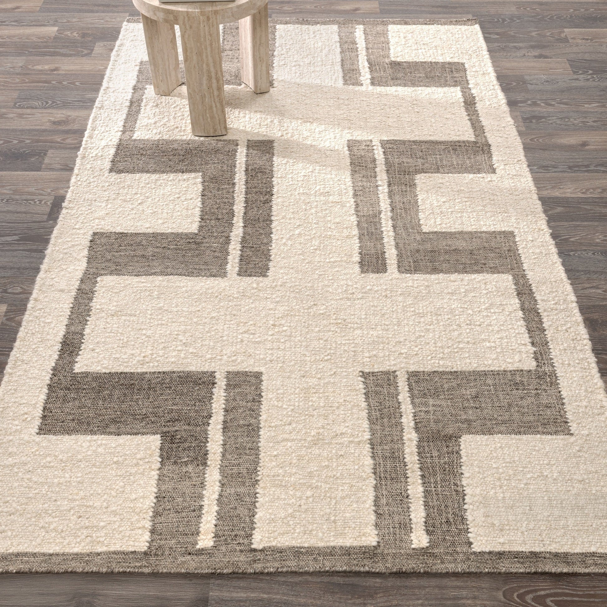 Kavala Rug - Charcoal/Ivory - 2x3